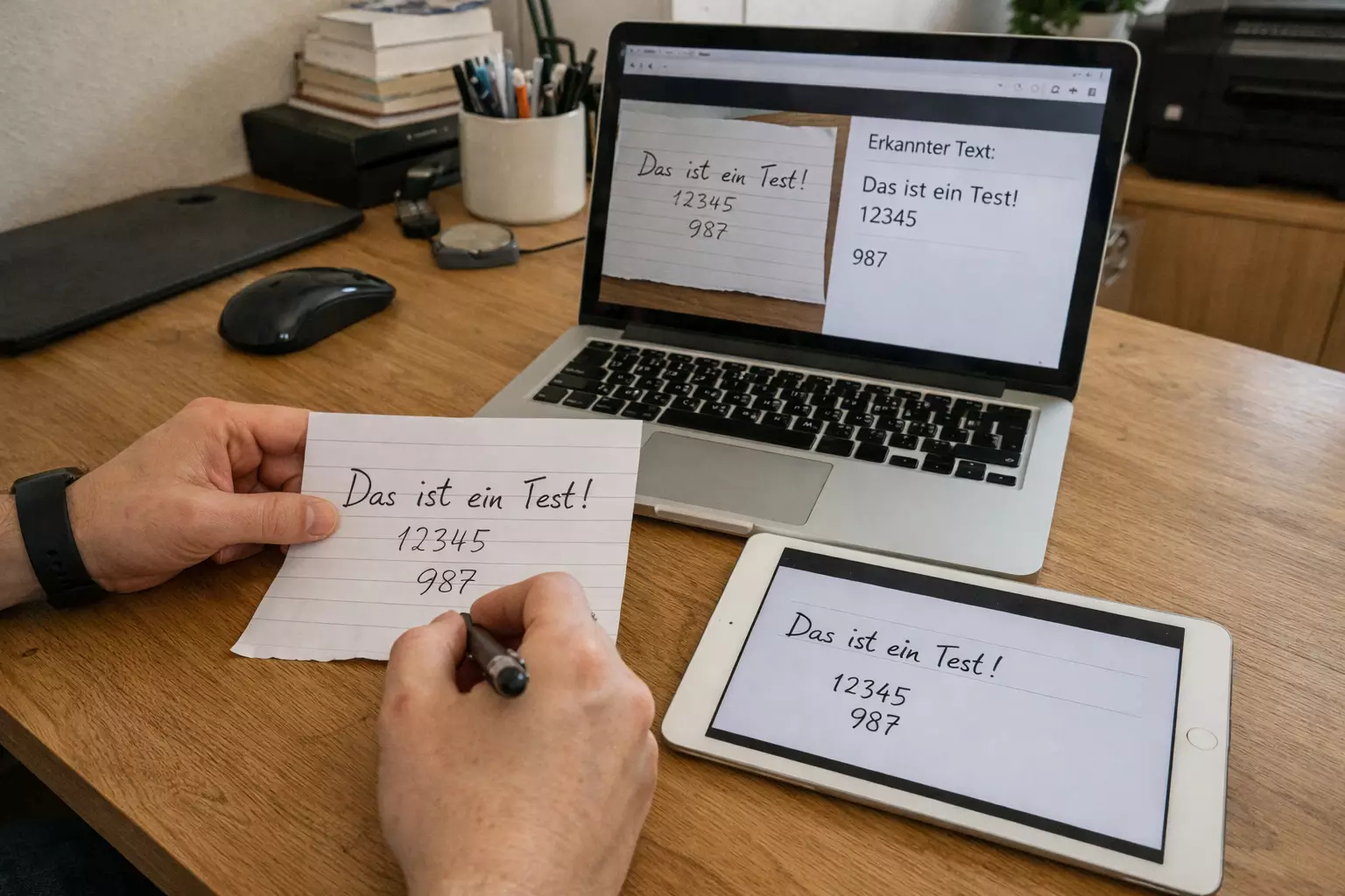 Handgeschriebene Dokumente digitalisieren